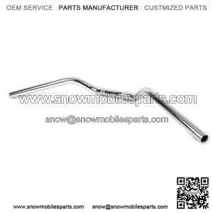 7/8" Handle Bar Tracker Drag Handlebar Chrome For Honda Rancher 350 400 420 ATV (For: Honda)