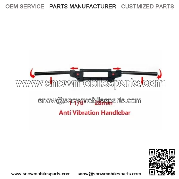 28mm 1 1/8" Adjustable ATV Handlebar Anti Vibration Banshee Raptor 350 660 700 (For: Honda)