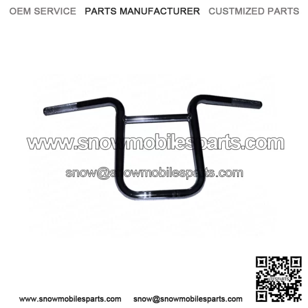 NEW 1982 - 2011 YAMAHA BRAVO 250 BR250 SNOWMOBILE OEM CHROME STEERING HANDLEBARS (For: Yamaha)