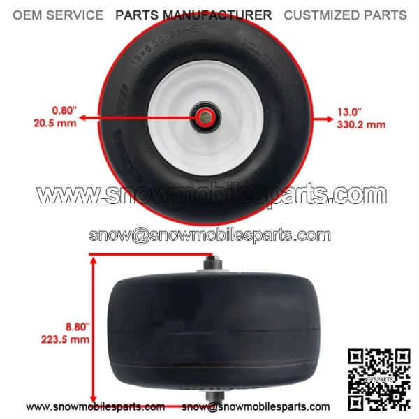 606744 607317 604717 Wheel Tire Assembly For Hustler Diesel Z Super Z Raptor SD - Image 2
