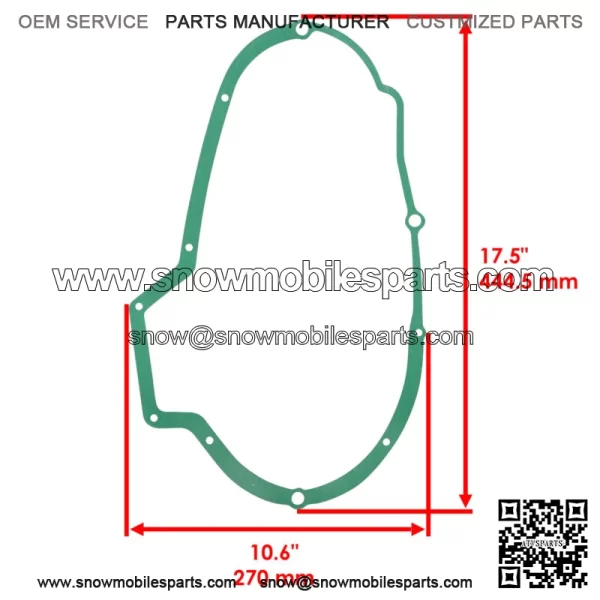 Primary Gasket for Harley Davidson Sportster 883 XLH883 Hugger Deluxe 86-90 - Image 2