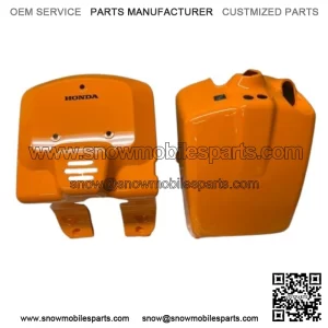 HONDA NPS50 RUCKUS BATTERY PLASTIC ORANGE 64300-GGA-650ZC 81130-GEZ-010ZT set
