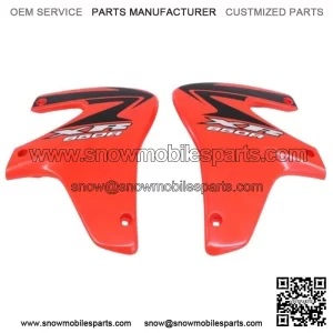 Radiator Shroud Set XR650 R 00-07 OEM Left Right Plastic Honda red