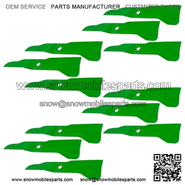 588811002 48" Deck High Lift Bagging Blade For RedMax RZT 48 / YT 2348 2448 F - Image 3