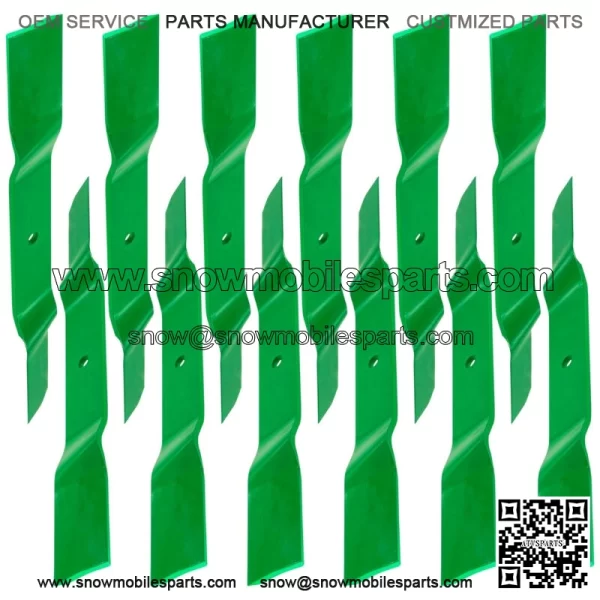 502320 60" Deck Standard Blades for King Kutter RFM-60 RFM60 5' FM Finish Mowers - Image 3
