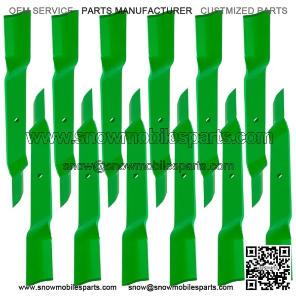 72" Deck Blades for King Kutter RFM-72 RSFM-72 RFM72 RSFM72 Finish Mower - Image 3