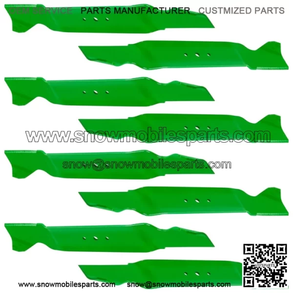 490-110-M112 490110M112 7420499 9420499 42" Deck High Lift Blades for MTD White