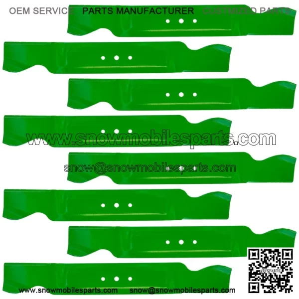 490-110-M112 490110M112 7420499 9420499 42" Deck High Lift Blades for MTD White - Image 5