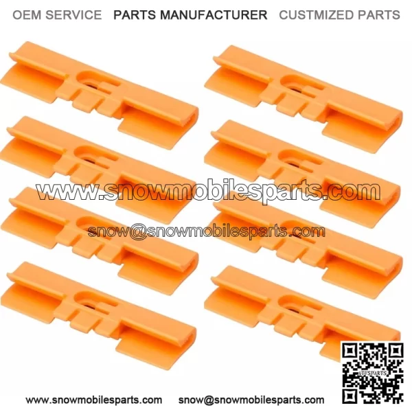 x8 91511SR3003 Honda ACURA INTEGRA Front Windshield Side Molding Clip D Orange