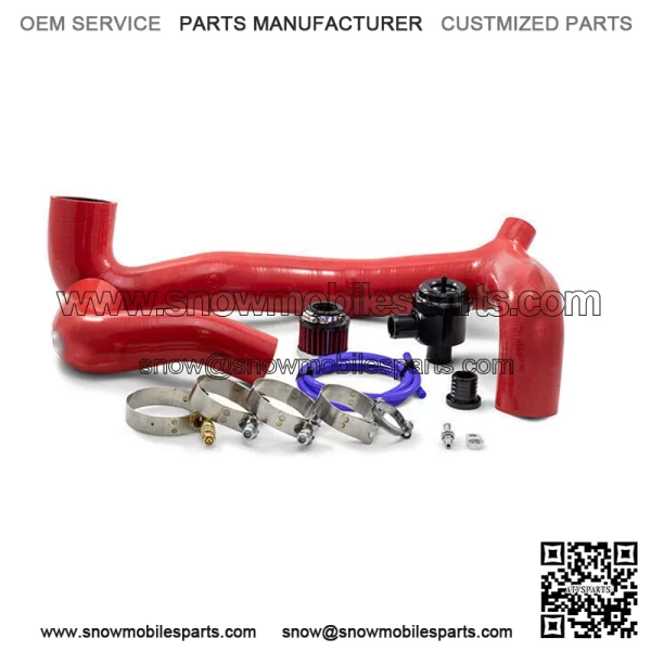 Boost Tube Blow Of Valve BOV Can Am Maverick X3 All Models Red (For: Can-Am) - Image 3