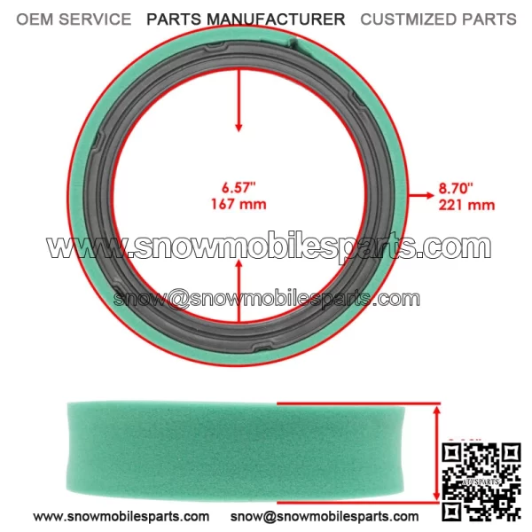 HE1402628 HE140-2628 Air & Fuel Filter For John Deere 316 318 420 - Image 2