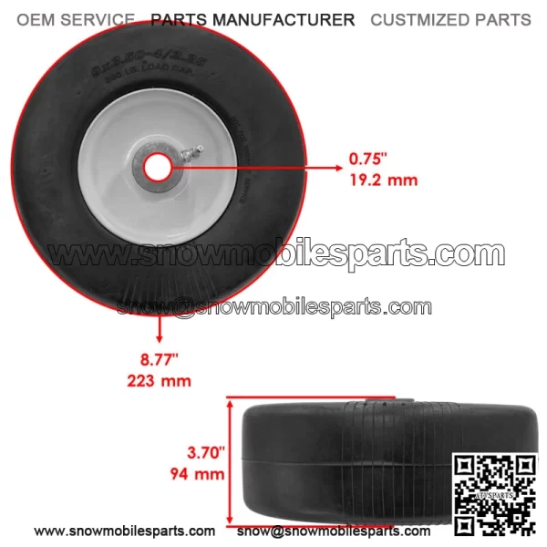 502020 502125 Finishing  Mower Wheel For King Kutter L40 L48 L60 XB - Image 2