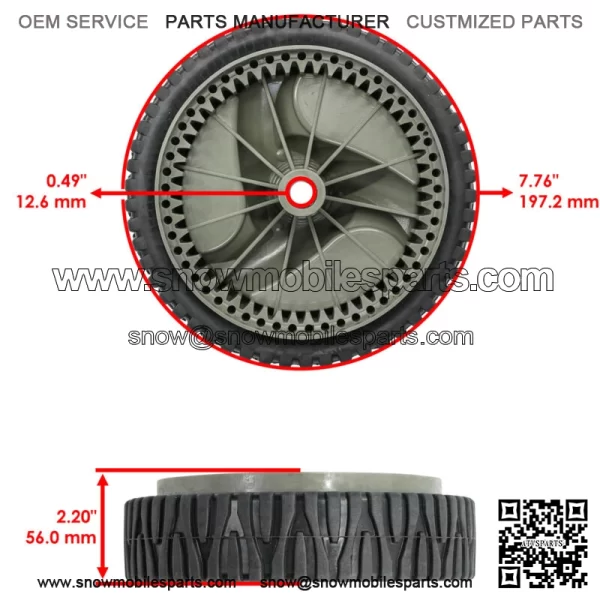 Front Drive Wheel For Husqvarna 51 MDT / 56 DHS / 56 SF / 56 SFE / 560 HS - Image 2