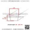 48285 486284 52" Deck Drive V Belt For Scag Super Z SMZ52  SSZ18 20 22 STHM 18 - Image 2