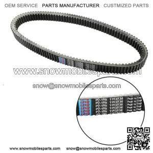 Drive Belt For Polaris 3211165 Snowmobile 600 800 Switchback Adventure / Rush