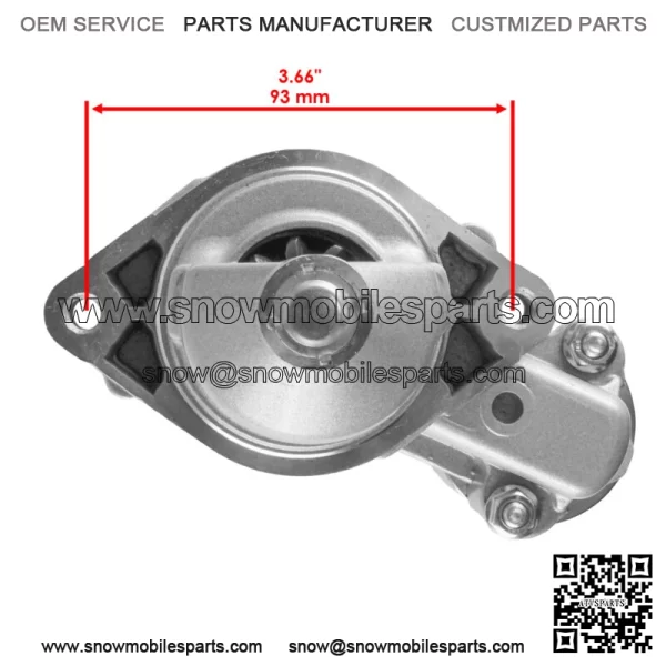 Starter for John Deere Z540M Z540R ZTrak Mower 12V CCW 10 Teet AUC12656 MIA11626 - Image 3