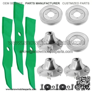 48" Deck Spindle Blade Kit For John Deere Z510 Z710 Z7810 Z820 Z910 Z915 Z920