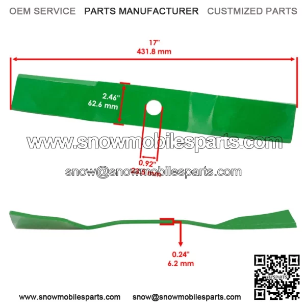 48" Deck Spindle Blade Kit For John Deere Z510 Z710 Z7810 Z820 Z910 Z915 Z920 - Image 4