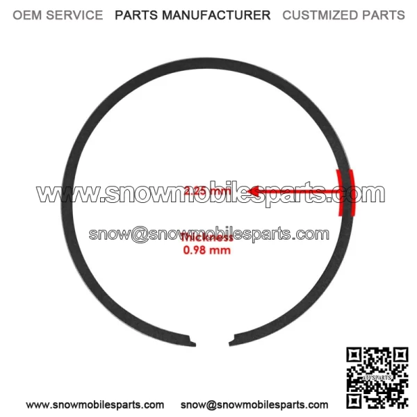 Piston & Ring For Yamaha YZ125 2002-2025 1C3-11631-03-D0 5NY-11611-00-00 - Image 3