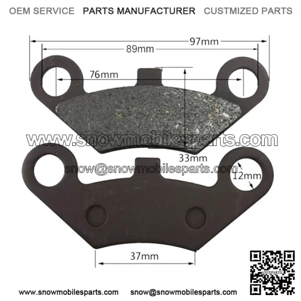Brake Pad for CFMoto CF500 500cc CF600 600cc X5/6/8 ATV Scooter Moped Motorcycle