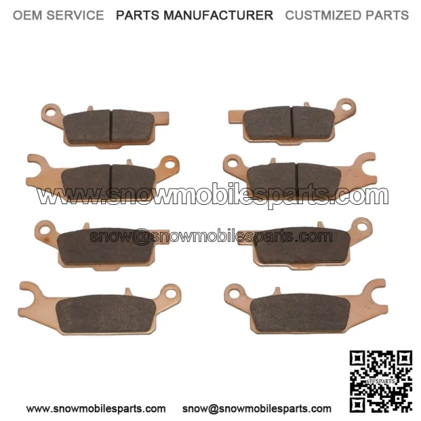 Brake Pads fit Yamaha Grizzly 700 YFM700 2007-2023 Front and Rear by Race-Driven (For: Yamaha)
