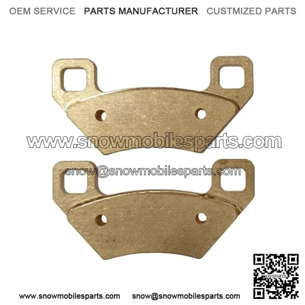 Solid Brass Brake Pads BP-DBK for Honda TRX Front Disc Brake Conversion (For: Honda) - Image 2