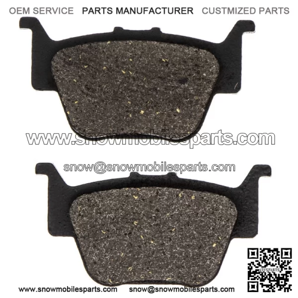 Brake Pad Kit for Honda Rancher 420 06435-HP5-602 Front Rear Semi-Metallic (For: Honda) - Image 2