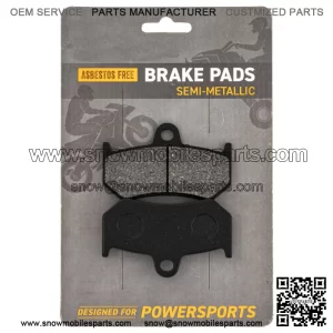 Brake Pad Set for Yamaha Apex FX Nytro RX1 RS Vector Rear Semi-Metallic (For: Yamaha)
