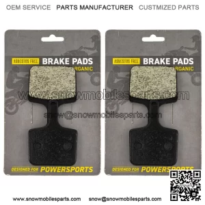 Brake Pad Set for Polaris Indy 600 RMK Switchback 800 Rear Organic 2 Pack (For: Polaris)