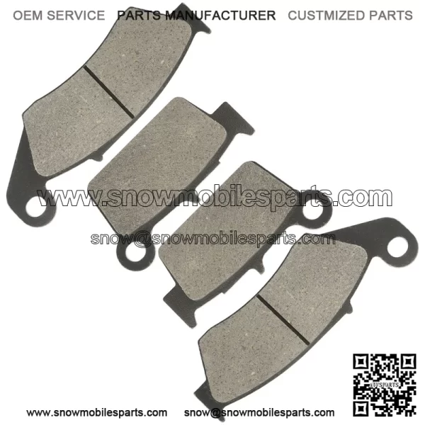 Front and Rear Brake Pads for Kawasaki KX250 KX250X KX450X 2021-2025 - Image 5