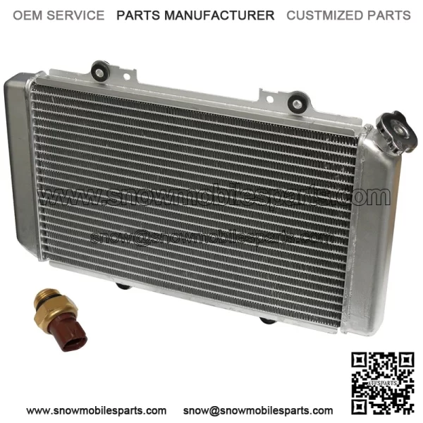 Radiator for Yamaha Grizzly 660 YFM660F 2002 2003 2004 With Heat Sensor