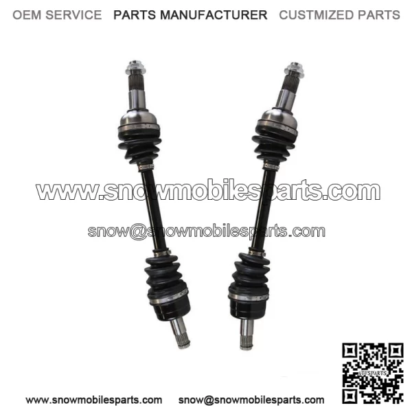 Front CV Axle Shafts Pair 2 for Yamaha YFM700 Grizzly FI 4x4 Auto YFM700K Kodiak (For: Yamaha)