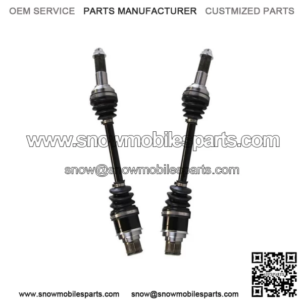Rear CV Axle Shafts Pair 2 for 2007-2010 2011 Yamaha YFM350 Grizzly IRS 4x4 Auto (For: Yamaha)
