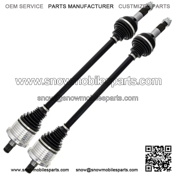 Rear CV Axle Half Drive Shaft for Can-Am Maverick 1000R Max XMR DPS 2 Pack