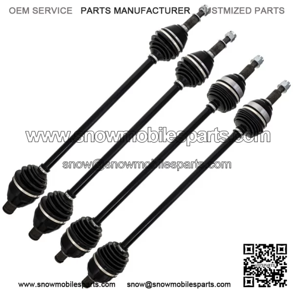 Front Rear CV Axle Kit For Polaris RZR Pro R 4 Sport 1337064 1334561