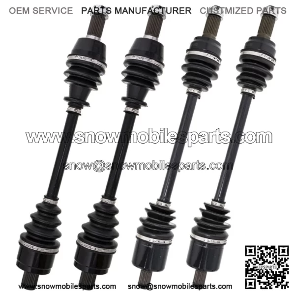 Front & Rear Left Right Axle Kit for Polaris Scrambler Sportsman 850