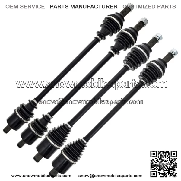 Front Rear CV Axle Kit for Polaris RZR XP 1000 4 Sport 1334491 1334490