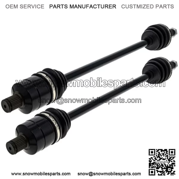 Front Rear CV Axle Kit For Polaris General XP 1000 DLX 1334269 1334268 - Image 2
