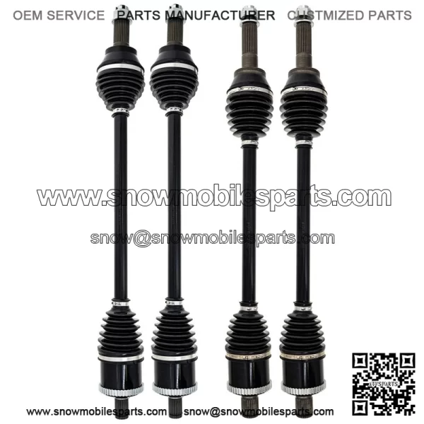 Front Rear CV Axle Kit for Polaris Ranger XP 1000 EPS 1334162 1334161