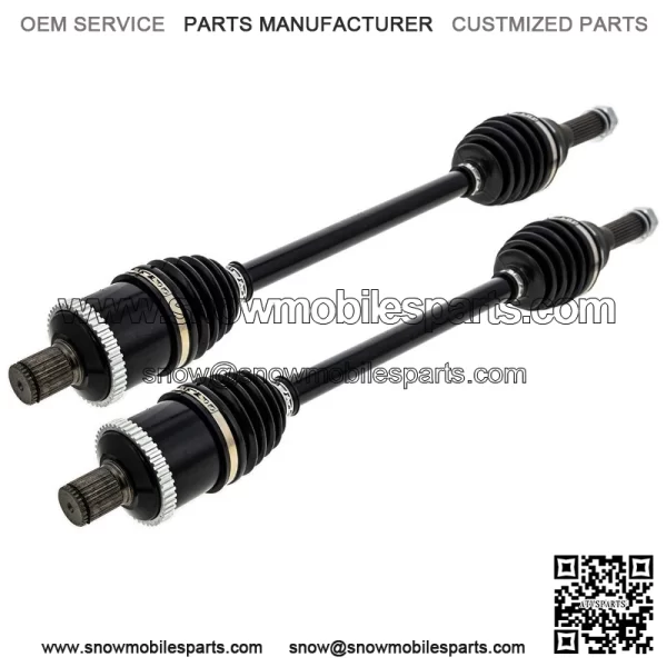 Front Rear CV Axle Kit for Polaris Ranger XP 1000 EPS 1334162 1334161 - Image 5