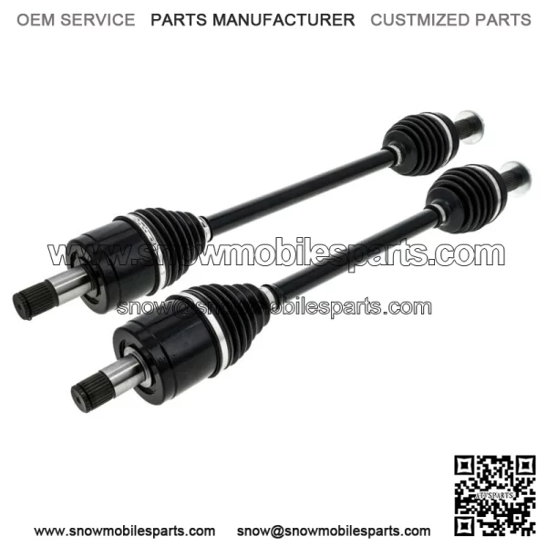 Front Rear CV Axle Kit For Honda Pioneer 1000 42250-HL4-A01 42350-HL4-A01 - Image 2