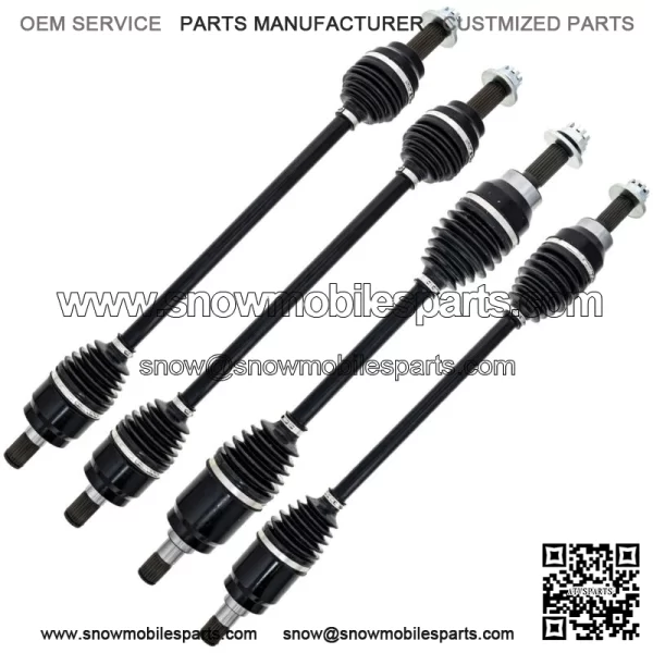 Front Rear CV Axle Kit For Honda Pioneer 700 700-4 44320-HL3-A01