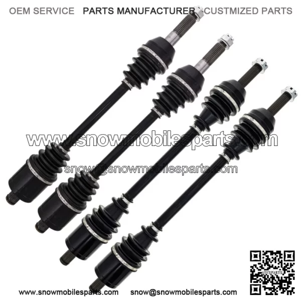 Front Rear CV Axle Kit For Polaris Ranger 570 Crew ETX EV 1333238 1333069
