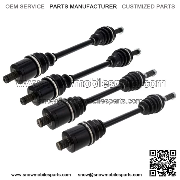 Front Rear CV Axle Kit For Polaris Ranger 570 Crew ETX EV 1333238 1333069 - Image 2