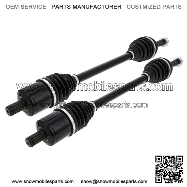 Front Rear CV Axle Kit for Polaris Ranger 570 Crew 1336966 1334361 - Image 2