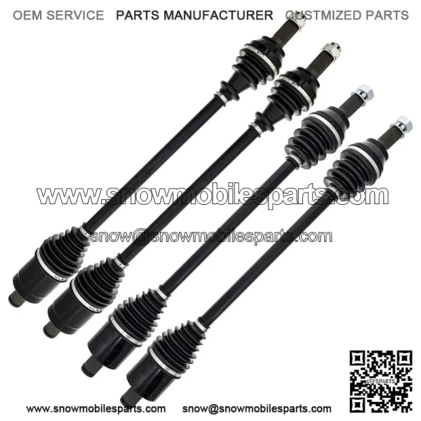Front Rear CV Axle Kit for Polaris RZR XP 1000 High Lifter 1333434 1334490