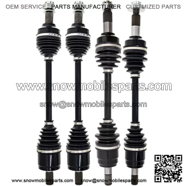 Front Rear CV Axle Kit For Honda Rancher 420 42250-HR6-A62 44220-HR3-A21
