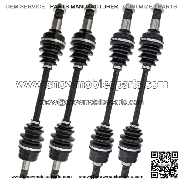 Complete Front Rear CV Axle Set for 2014-2015 Yamaha Grizzly 700