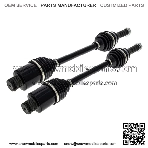 Front Rear CV Axle Kit for Polaris Sportsman 570 6x6 1333752 1333754 - Image 2