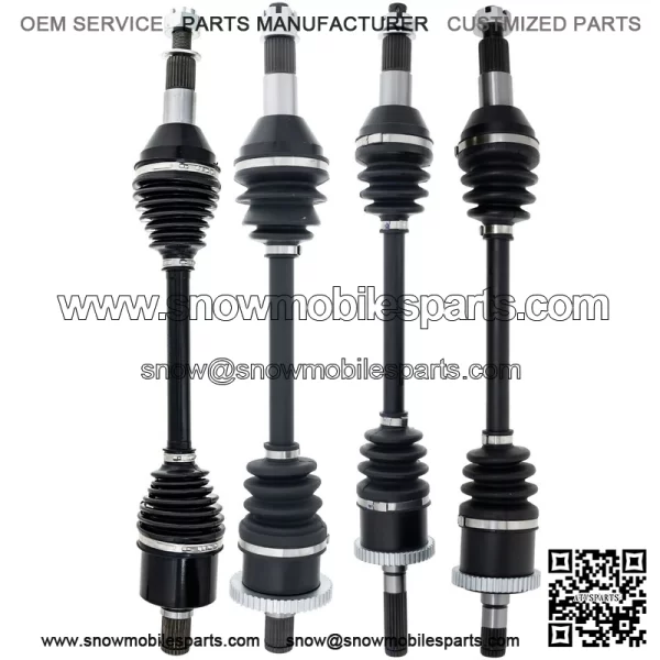 Front Rear CV Axle Drive Shaft Set for Can-Am Outlander 500 700 Max